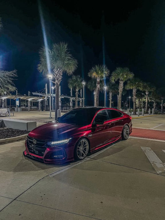 Honda Accord 10th Gen Pre-facelift 2018-2020 with Aftermarket Parts - Front Bumper PP from Yofer USA