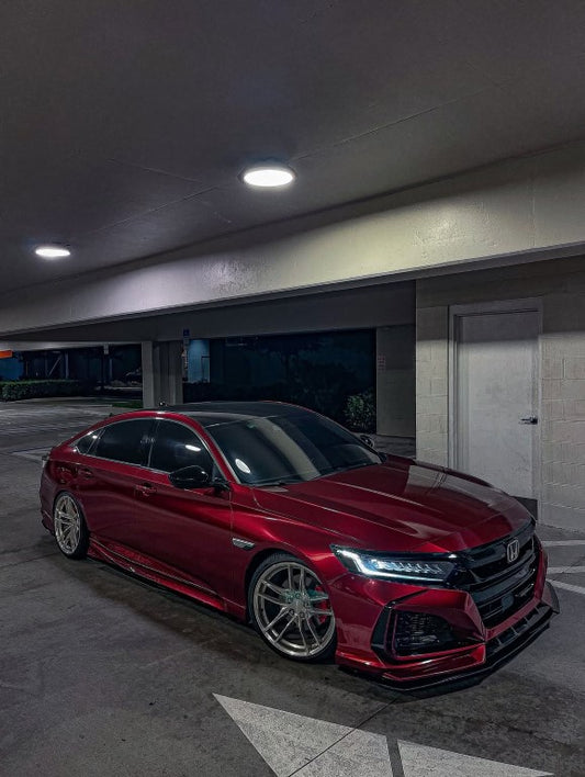 Honda Accord 10th Gen Pre-facelift 2018-2020 with Aftermarket Parts - Front Bumper PP from Yofer USA