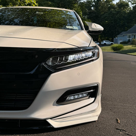Honda Accord 10th Gen Pre-facelift 2018-2020 with Aftermarket Parts - Front Lip PP from Yofer USA