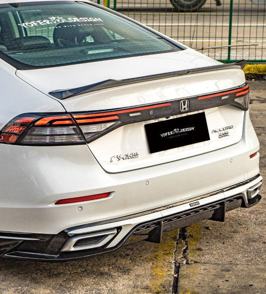Honda Accord 11th Gen CY1 CY2 2023 2024 with Aftermarket Parts - Rear Lip Spoiler ABS from Yofer USA