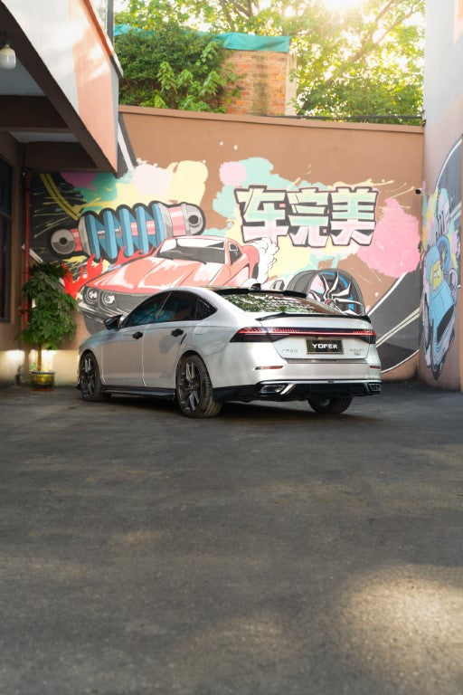 Honda Accord 11th Gen CY1 CY2 2023 2024 with Aftermarket Parts - Side Skirts PP from Yofer USA