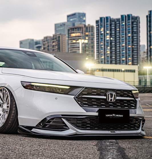 Honda Accord 11th Gen CY1 CY2 2023 2024 with Aftermarket Parts - Front Lip PP from Yofer USA