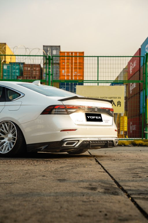 Honda Accord 11th Gen CY1 CY2 2023 2024 with Aftermarket Parts - Rear Lip Spoiler ABS from Yofer USA