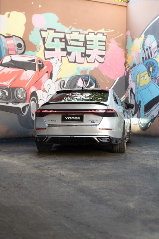 Honda Accord 11th Gen CY1 CY2 2023 2024 with Aftermarket Parts - Rear Diffuser PP from Yofer USA