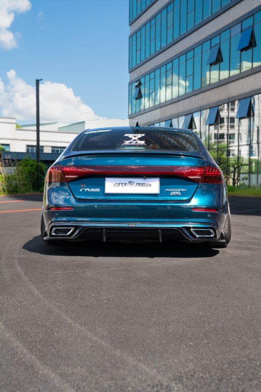 Honda Accord 11th Gen CY1 CY2 2023 2024 with Aftermarket Parts - Rear Lip Spoiler ABS from Yofer USA