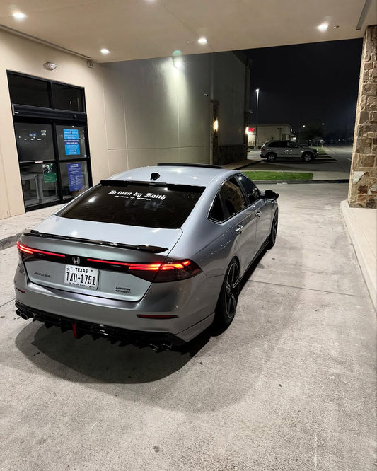 Honda Accord 11th Gen CY1 CY2 2023 2024 with Aftermarket Parts - Rear Lip Spoiler ABS from Yofer USA