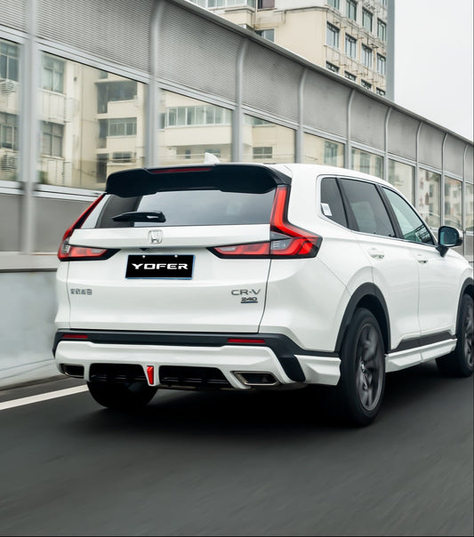 Honda CR-V 6th Gen 2023 2024 with Aftermarket Parts - Rear Canards & Diffuser PP from Yofer USA