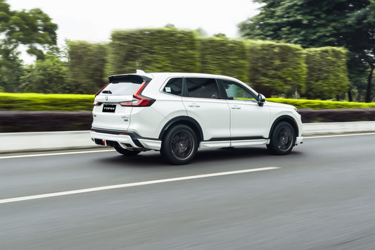 Honda CR-V 6th Gen 2023 2024 with Aftermarket Parts - Rear Canards & Diffuser PP from Yofer USA
