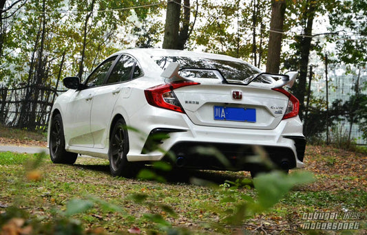 Honda Civic 10th Gen FC1 FC2 FC5 FC6 2016 2017 2018 2019 2020 2021 Sedan with Aftermarket Parts - Package A PP Polypropylene & ABS from Yofer USA
