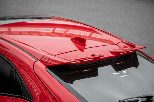 Honda Civic 10th Gen FK7 2017-2021 with Aftermarket Parts - Rear Roof Spoiler ABS from Yofer USA