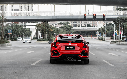 Honda Civic 10th Gen FK7 2017 2018 2019 2020 2021 Hatchback with Aftermarket Parts - Package A ABS from Yofer USA