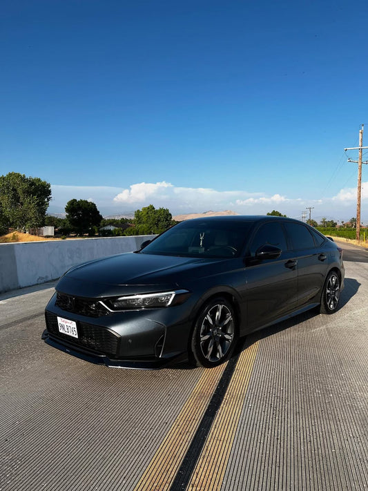Honda Civic 11.5th Gen FE1 FE2 FE4 2025-ON Facelift with Aftermarket Parts - Front Lip PP Polypropylene from Yofer USA