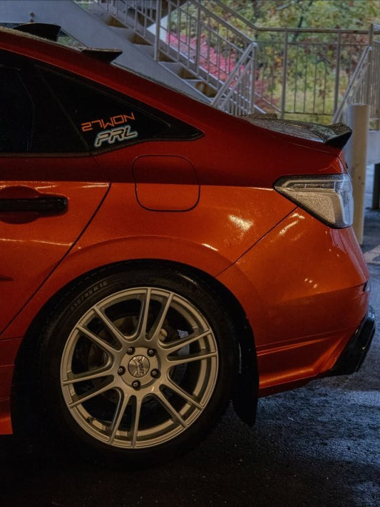 Honda Civic 11th Gen FE1 FE2 FE4 2022-ON with Aftermarket Parts - Rear Diffuser & Canards PP from Yofer USA