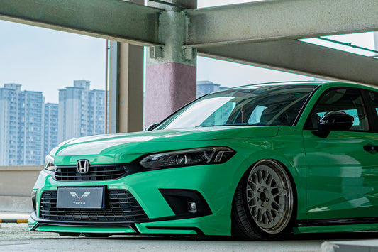 Honda Civic 11th Gen FE1 FE2 FE4 2022-ON Sedan with Aftermarket Parts - Package A PP Polypropylene & ABS from Yofer USA