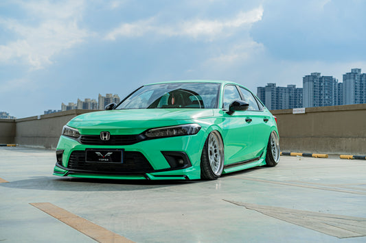 Honda Civic 11th Gen FE1 FE2 FE4 2022-ON Sedan with Aftermarket Parts - Package A PP Polypropylene & ABS from Yofer USA