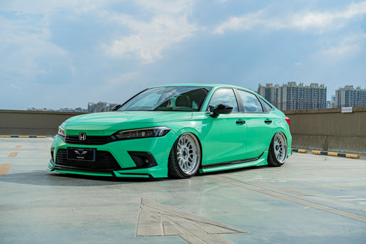 Honda Civic 11th Gen FE1 FE2 FE4 2022-ON Sedan with Aftermarket Parts - Package A PP Polypropylene & ABS from Yofer USA