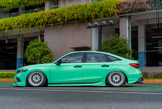 Honda Civic 11th Gen FE1 FE2 FE4 2022-ON Sedan with Aftermarket Parts - Package A PP Polypropylene & ABS from Yofer USA