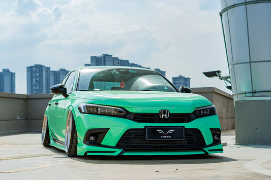 Honda Civic 11th Gen FE1 FE2 FE4 2022-ON Sedan with Aftermarket Parts - Package A PP Polypropylene & ABS from Yofer USA