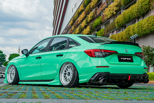 Honda Civic 11th Gen FE1 FE2 FE4 2022-ON Sedan with Aftermarket Parts - Package A PP Polypropylene & ABS from Yofer USA