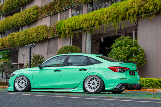 Honda Civic 11th Gen FE1 FE2 FE4 2022-ON Sedan with Aftermarket Parts - Package A PP Polypropylene & ABS from Yofer USA