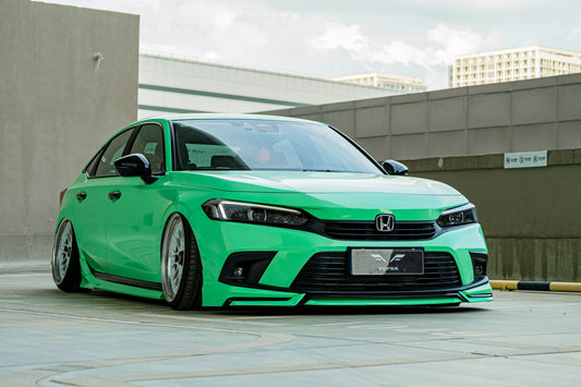 Honda Civic 11th Gen FE1 FE2 FE4 2022-ON Sedan with Aftermarket Parts - Package A PP Polypropylene & ABS from Yofer USA