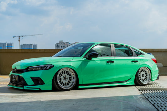 Honda Civic 11th Gen FE1 FE2 FE4 2022-ON Sedan with Aftermarket Parts - Package A PP Polypropylene & ABS from Yofer USA