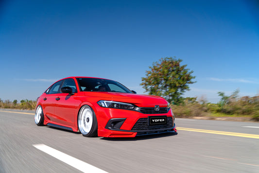 Honda Civic 11th Gen FE1 FE2 FE4 2022-ON Sedan with Aftermarket Parts - Package A PP Polypropylene & ABS from Yofer USA