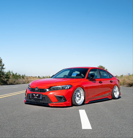 Honda Civic 11th Gen FE1 FE2 FE4 2022-ON Sedan with Aftermarket Parts - Package A PP Polypropylene & ABS from Yofer USA