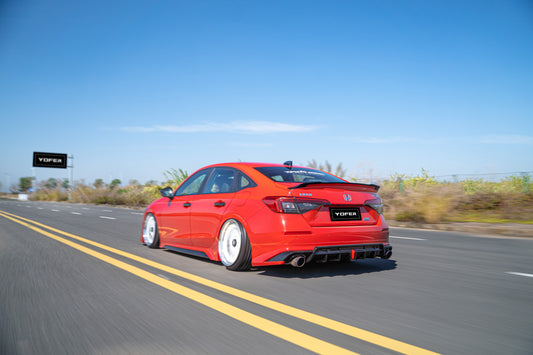Honda Civic 11th Gen FE1 FE2 FE4 2022-ON Sedan with Aftermarket Parts - Package A PP Polypropylene & ABS from Yofer USA