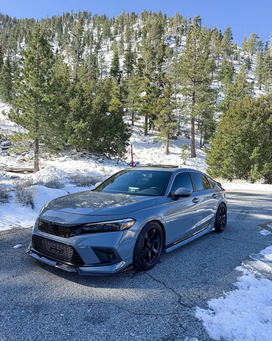 Honda Civic 11th Gen FE1 FE2 FE4 2022-ON & Civic 11th Gen FL1 FL2 FL4 2022-ON with Aftermarket Parts - Side Skirts PP from Yofer USA