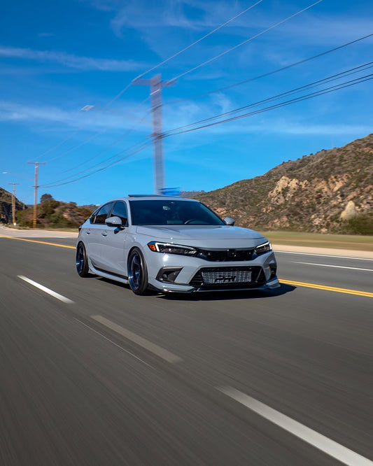 Honda Civic 11th Gen FE1 FE2 FE4 2022-ON & Civic 11th Gen FL1 FL2 FL4 2022-ON with Aftermarket Parts - Side Skirts PP from Yofer USA