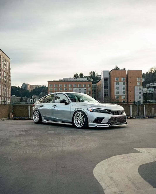 Honda Civic 11th Gen FE1 FE2 FE4 2022-ON & Civic 11th Gen FL1 FL2 FL4 2022-ON with Aftermarket Parts - Side Skirts PP from Yofer USA