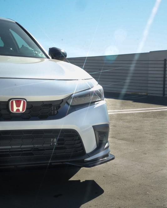 Honda Civic 11th Gen FE1 FE2 FE4 2022 2023 2024 & Civic 11th Gen FL1 FL2 FL4 2022 2023 2024 with Aftermarket Parts - V1 Front Lip Splitter PP from Yofer USA