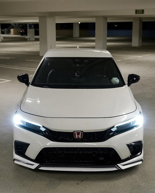 Honda Civic 11th Gen FE1 FE2 FE4 2022 2023 2024 & Civic 11th Gen FL1 FL2 FL4 2022 2023 2024 with Aftermarket Parts - V1 Front Lip Splitter PP from Yofer USA