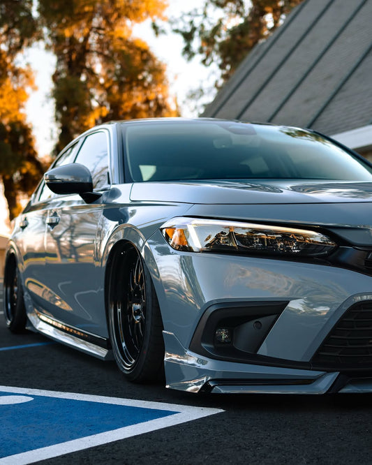 Honda Civic 11th Gen FE1 FE2 FE4 2022-ON & Civic 11th Gen FL1 FL2 FL4 2022-ON with Aftermarket Parts - Side Skirts PP from Yofer USA