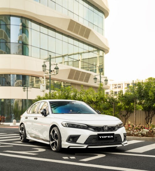 Honda Civic 11th Gen FL1 FL2 FL4 2022-ON Hatchback with Aftermarket Parts - Package A PP Polypropylene from Yofer USA