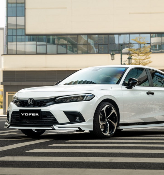 Honda Civic 11th Gen FL1 FL2 FL4 2022-ON Hatchback with Aftermarket Parts - Package A PP Polypropylene from Yofer USA