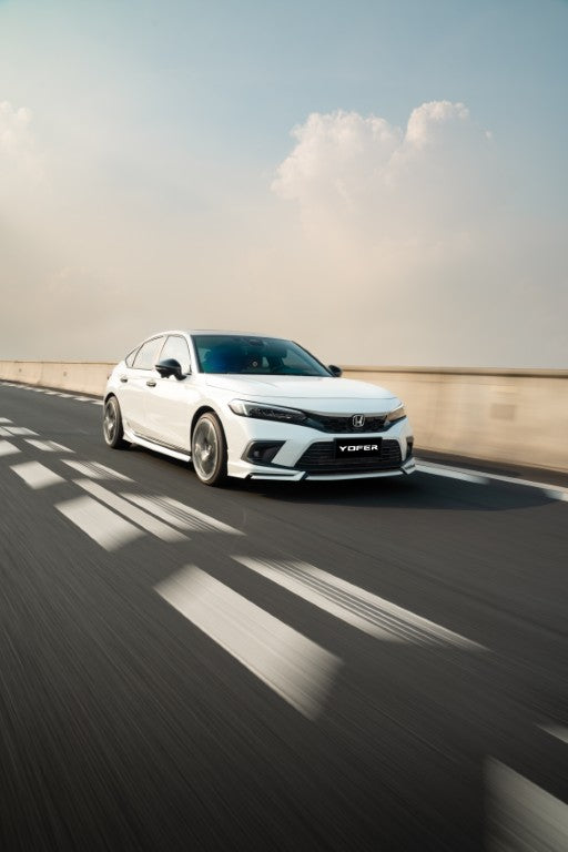 Honda Civic 11th Gen FL1 FL2 FL4 2022-ON Hatchback with Aftermarket Parts - Package A PP Polypropylene from Yofer USA