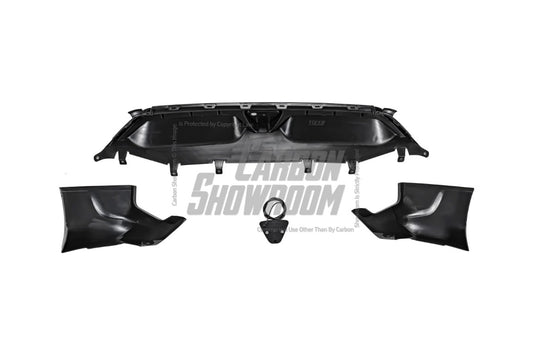 Honda Fit 3rd Gen GK3 GK4 GK5 GK6 GK7 GH7 GP5 GP6 2018 2019 2020 with Aftermarket Parts - Rear Diffuser & Canards PP from Yofer USA