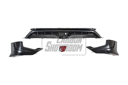 Honda Fit 3rd Gen GK3 GK4 GK5 GK6 GK7 GH7 GP5 GP6 2018 2019 2020 with Aftermarket Parts - Rear Diffuser & Canards PP from Yofer USA