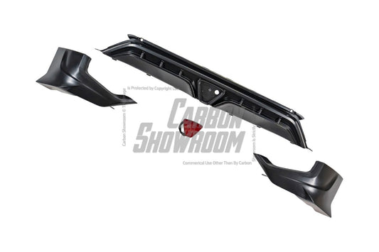 Honda Fit 3rd Gen GK3 GK4 GK5 GK6 GK7 GH7 GP5 GP6 2018 2019 2020 with Aftermarket Parts - Rear Diffuser & Canards PP from Yofer USA