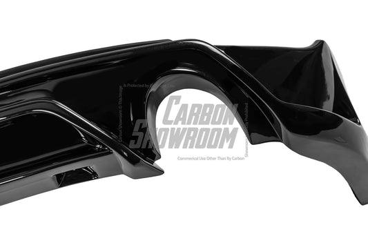 Mazda3 4th Gen BP 2019 2020 2021 2022 2023 2024 with Aftermarket Parts - Rear Diffuser & Canards PP from Yofer USA