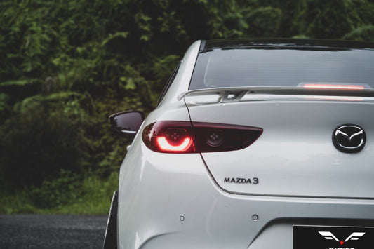 Mazda Mazda3 4th Gen BP 2019-ON with Aftermarket Parts - Rear Spoiler ABS from Yofer USA