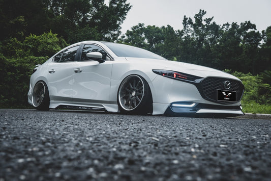 Mazda Mazda3 4th Gen BP 2019-ON with Aftermarket Parts - Side Skirts PP from Yofer USA