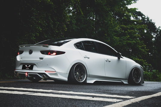 Mazda Mazda3 4th Gen BP 2019-ON with Aftermarket Parts - Side Skirts PP from Yofer USA