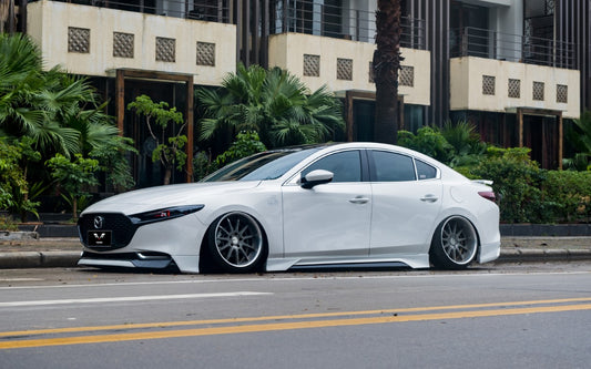 Mazda Mazda3 4th Gen BP 2019-ON with Aftermarket Parts - Side Skirts PP from Yofer USA