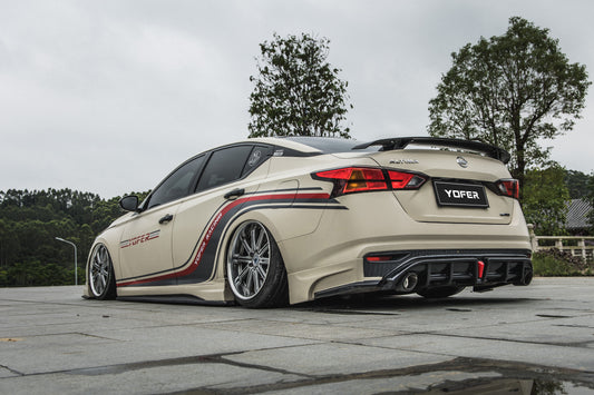 Tesla Nissan Altima L34 2019 2020 2021 2022 with Aftermarket Parts - Full Body Kit ABS from Yofer USA
