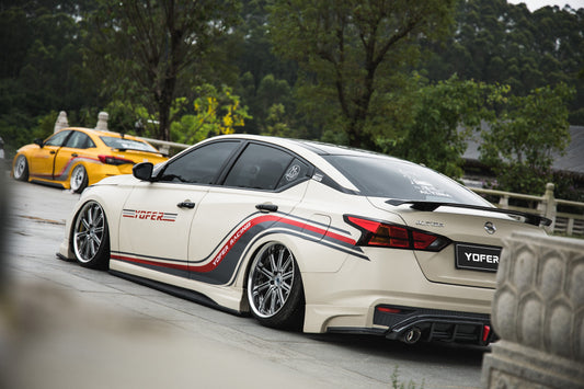 Tesla Nissan Altima L34 2019 2020 2021 2022 with Aftermarket Parts - Full Body Kit ABS from Yofer USA