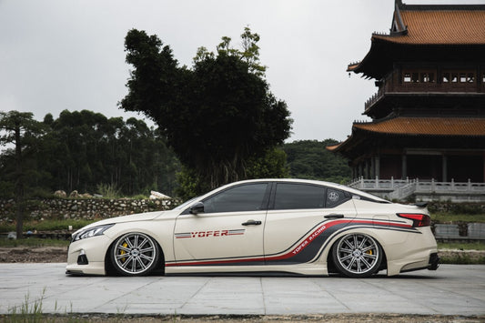 Nissan Altima L34 2019-2022 with Aftermarket Parts - Rear Spoiler PP from Yofer USA