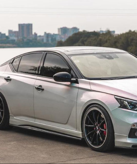 Nissan Altima L34 2019-2022 with Aftermarket Parts - Side Skirts PP from Yofer USA